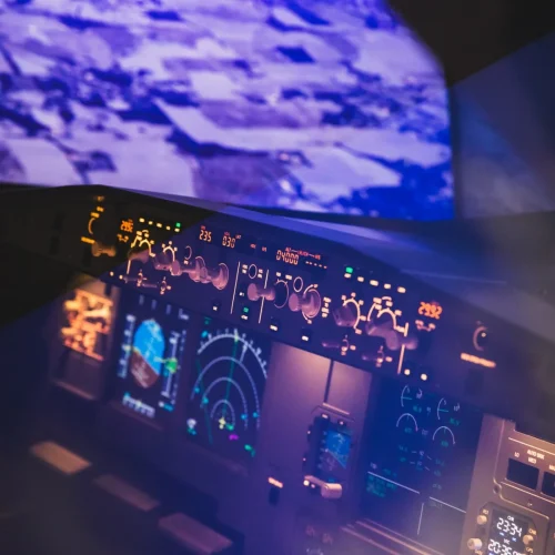 Dans le cockpit