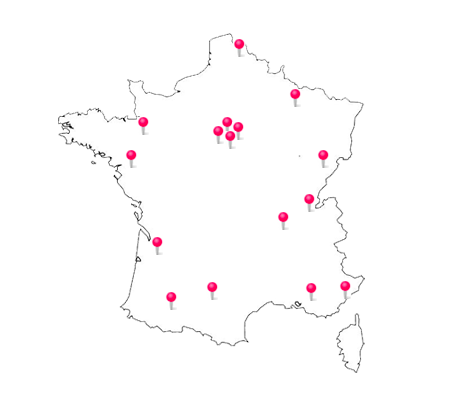 Accueil 14 Carte AviaSim France