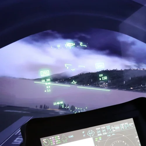 Dans le cockpit