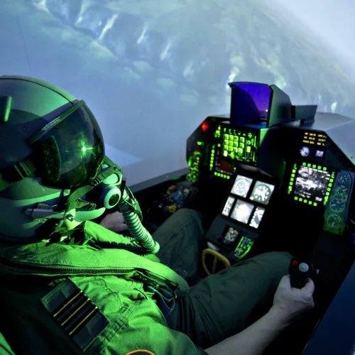 Dans le cockpit