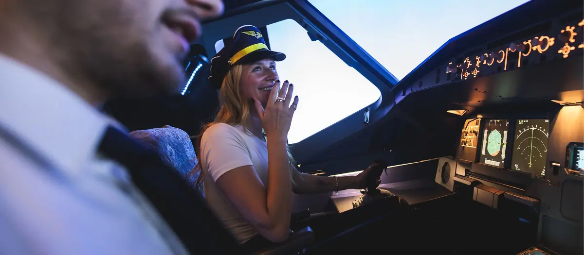 Intérieur d'un cockpit AviaSim
